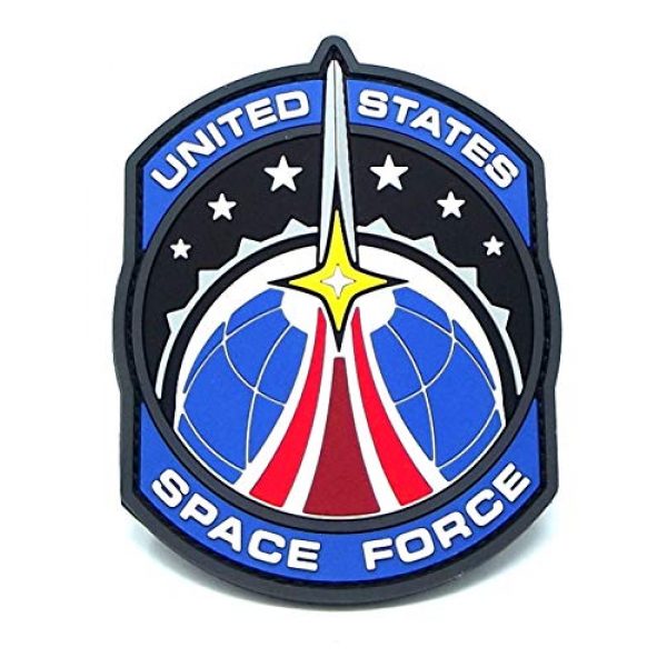 Milspec Airsoft Morale Patch 1 Milspec Space Force Morale PVC Patch - Full Color