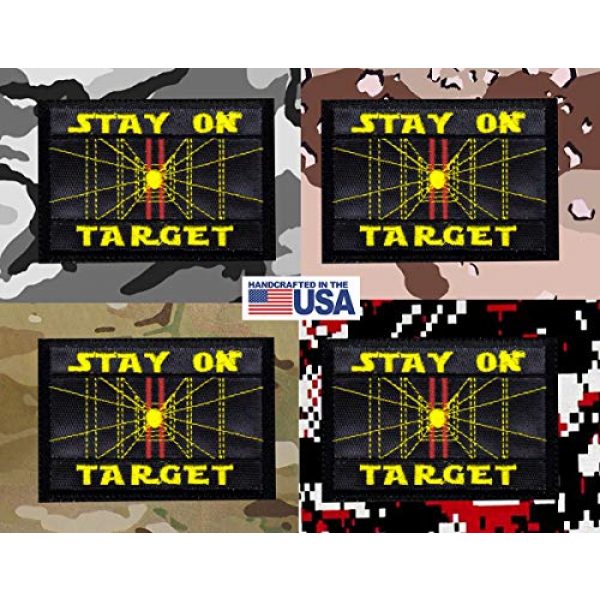 Tactical Patch Works Airsoft Morale Patch 4 Stay On Target Star Wars Inspired ArtPatch
