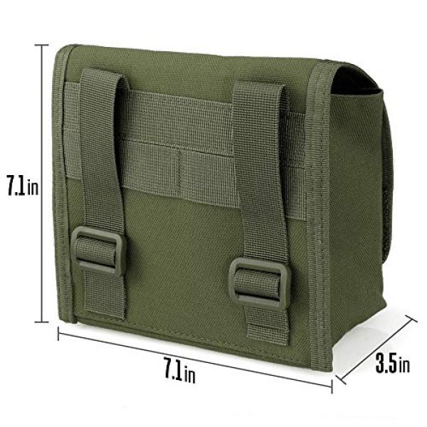 Livans Tactical Pouch 6 Livans Molle Gadget Pouch, Tactical Admin Pouches Versatile EDC Utility Gear Oraganizer Small Ammo Pouch Carry Belt Attachment