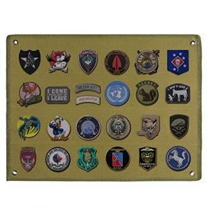 Skelang Airsoft Morale Patch 1 Skelang Velcro Board, Patch Holder, Patch Display Panel Board for Tactical Military Patches, Morale Patch (23.4"x 17.7")