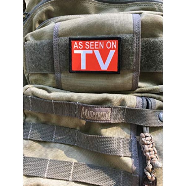 RedheadedTshirts Airsoft Morale Patch 2 As Seen on TV Morale Patch Funny Biker Tactical Military 2x3" Hook and Loop