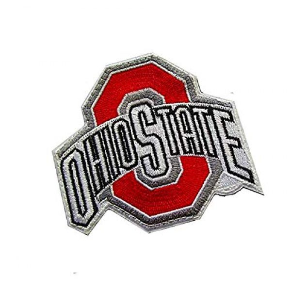 Embroidery Patch Airsoft Morale Patch 2 Ohio State Buckeyes Military Hook Loop Tactics Morale Embroidered Patch