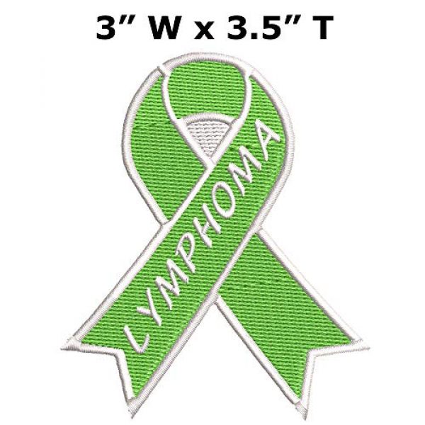 Appalachian Spirit Airsoft Morale Patch 2 Lymphoma Lime Green Awareness Ribbon Series 3.5" Embroidered DIY Iron on or Sew-on Decorative Patch Badge Emblem Appliques