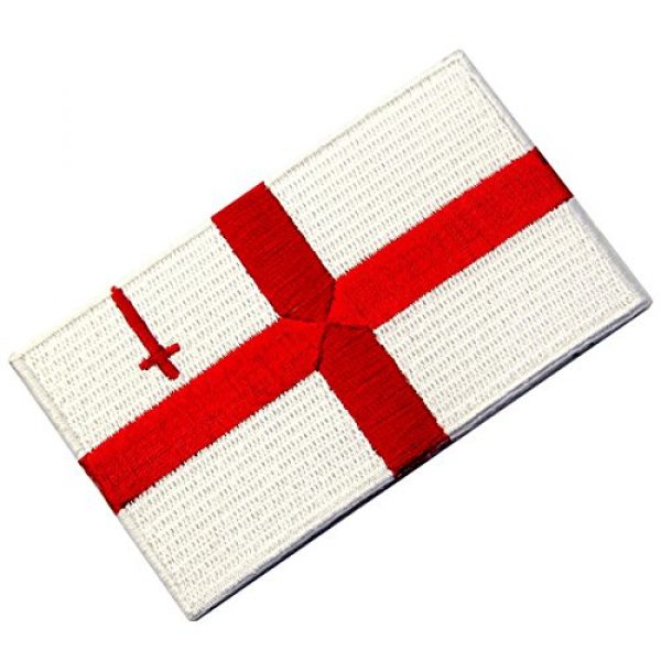 EmbTao Airsoft Morale Patch 3 London City Flag Patch Embroidered Applique Iron On Sew On Emblem
