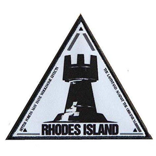 Fine Print Patch Airsoft Morale Patch 1 Arknights Rhodes Island Military Hook Loop Tactics Morale Printed Patch