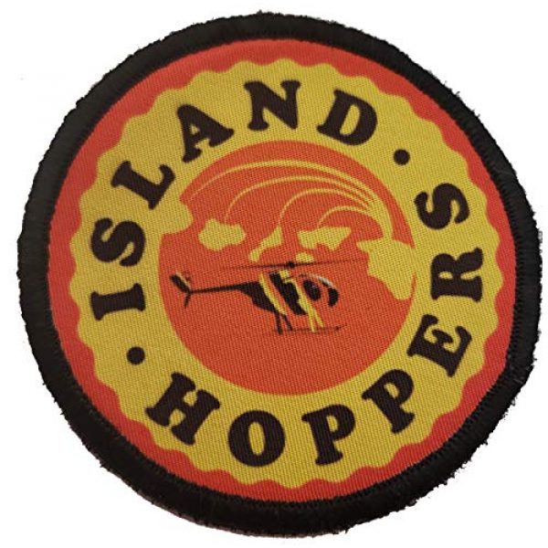 RedheadedTshirts Airsoft Morale Patch 1 Magnum PI Island Hoppers Morale Patch -Made in The USA- Funny Tactical Military Army Patches Perfect for Your Plate Carrier Military Vest, hat, Backpack. Funny Patch by Redheadedtshirts!