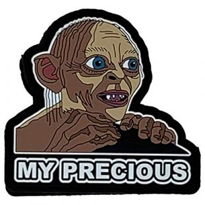 PatchOps Airsoft Morale Patch 1 PatchOps Lord of The Rings Smeagol My Precious PVC Tactical Morale Uniform Patch