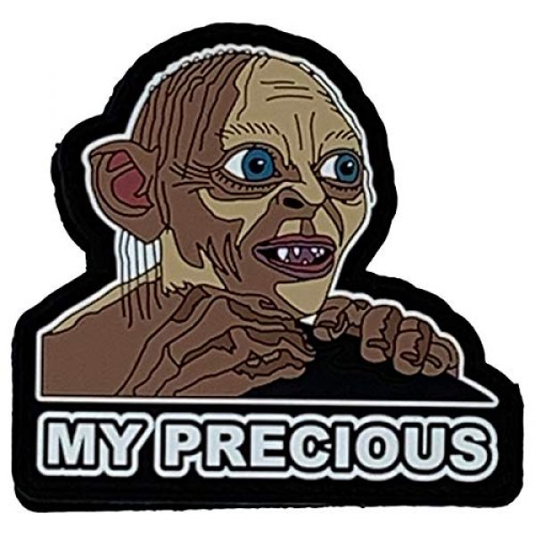 PatchOps Airsoft Morale Patch 1 PatchOps Lord of The Rings Smeagol My Precious PVC Tactical Morale Uniform Patch