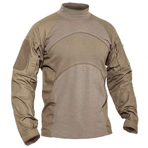 MAGCOMSEN Tactical Shirt 1 Men's Long Sleeve Tactical Military Combat Shirts with Pockets