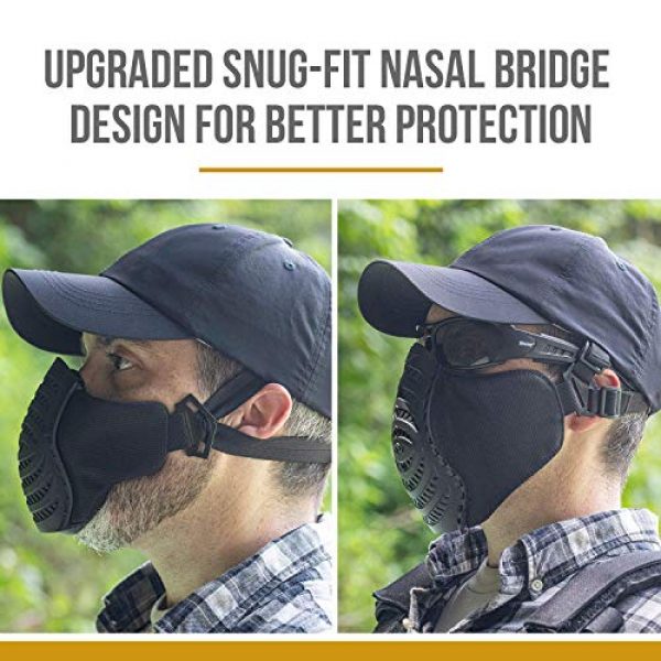 OneTigris Tactical Pouch 7 OneTigris Tactical MOLLE Pouch & Airsoft Mask for Sniper (Black)