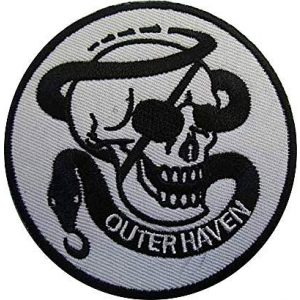 Embroidery Patch Airsoft Morale Patch 1 Metal Gear Solid Outer Heaven Military Hook Loop Tactics Morale Embroidered Patch