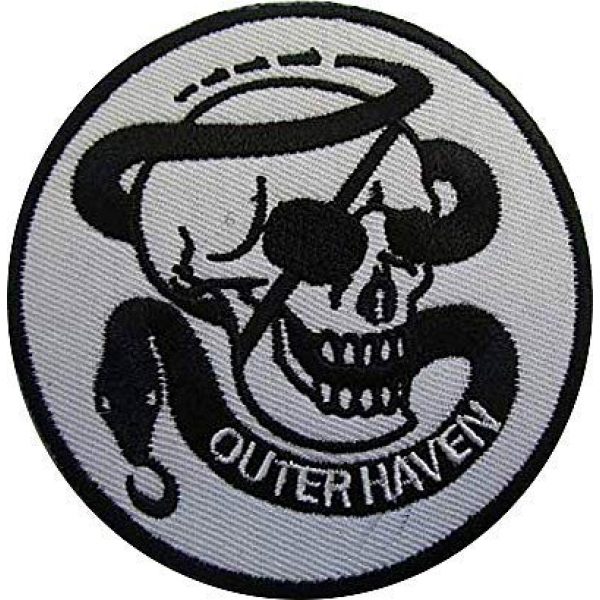Embroidery Patch Airsoft Morale Patch 1 Metal Gear Solid Outer Heaven Military Hook Loop Tactics Morale Embroidered Patch