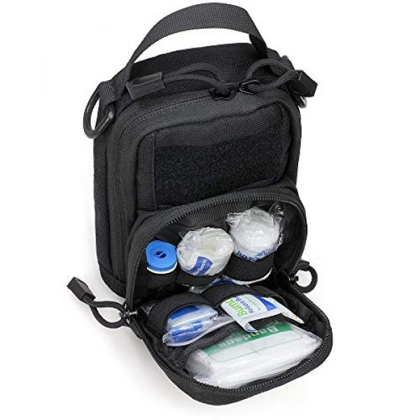 LIVANS Tactical Pouch 4 LIVANS Tactical Essential Pouch, EDC Tool Pouches Daily Carry EMT Organizer Admin Waist Bag Utility Pack Tool Holder with Shoulder STRP
