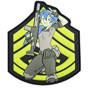 Patch Panel Airsoft Morale Patch 1 Sgt. Gunny Anime Tactical Morale Patch - Perfect Hook Backed Patches to be Added to Uniforms, Jackets, Backpacks - by Patch Panel
