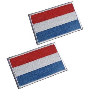 Tactical Embroidery Patch Airsoft Morale Patch 1 2pcs Luxembourg Flag Embroidery Patch Military Tactical Morale Patch Badges Emblem Applique Hook Patches for Clothes Backpack Accessories