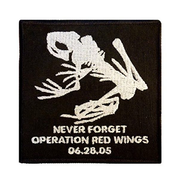 LEGEEON Airsoft Morale Patch 1 LEGEEON Operation Red Wings Never Forget Lone Survivor SDVT-1A Skull Frog Navy Seals Sew Iron on Patch