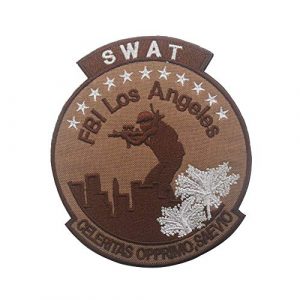 Zhikang68 Airsoft Morale Patch 1 National Police SWAT Special Forces Patch Tactical Gear Military Embroidered Morale Sew on Emblem Applique for Coat Jacket Gear Cap Hat Backpack (SWAT)