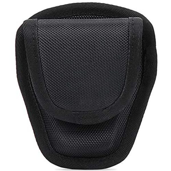 abcGoodefg Tactical Pouch 3 abcGoodefg Open Top Cuff Case Quick Release Cuff Holder Law Enforcement Nylon Handcuff Holder for Duty Belt Cuff Pouch with Belt Loop