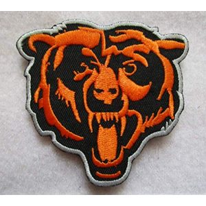 Embroidered Patch Airsoft Morale Patch 1 Chicag-o Bear 3D Tactical Patch Military Embroidered Morale Tags Badge Embroidered Patch DIY Applique Shoulder Patch Embroidery Gift Patch