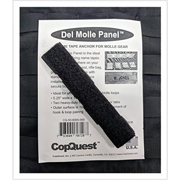 MOLLE PANEL ACCESSORIES Tactical Pouch 1 Del Molle Panel Name Tapes - 1 inch x 5.25 inches - Ranger Green
