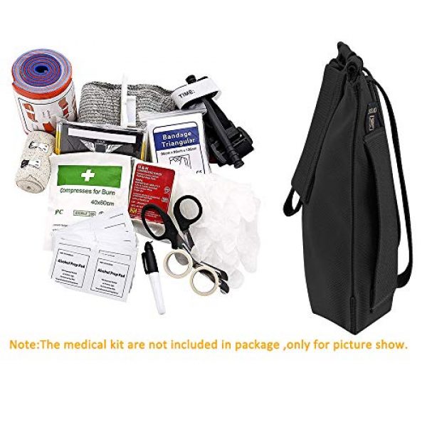 KRYDEX Tactical Pouch 6 KRYDEX Tactical Blow Out Kit Bag MOLLE Medical Pouch First Aid Bag (Bag Only)