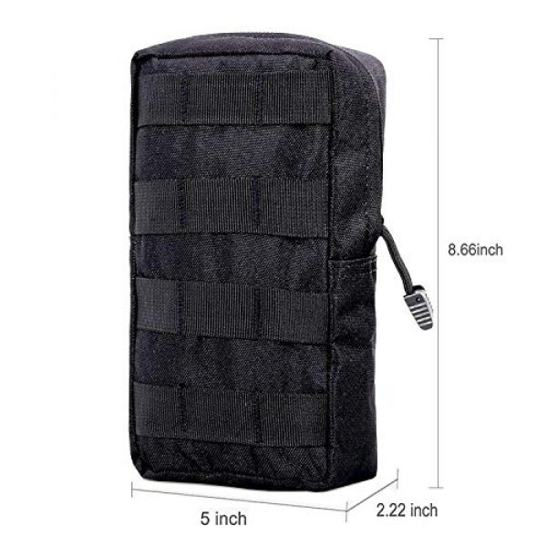AOCKS Tactical Pouch 6 AOCKS Tactical Molle Pouch Tactical Compact Water-Resistant EDC Pouch for Tactical Backpack Assault Rig Vest