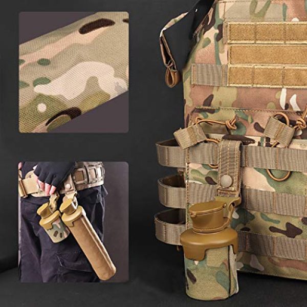 Aoutacc Tactical Pouch 3 Aoutacc Tactical Molle BBS Storage Pouch, Foldable Airsoft Belt Pouch Bag Case for Hunting Slingshot Balls Pellets Airsoft BBS Bag