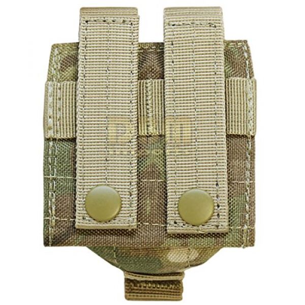 DBM IMPORTS Tactical Pouch 2 MULTICAM Tactical M67 One Single Frag Hand Grenade Pouch Molle Pals Bag Holds 1