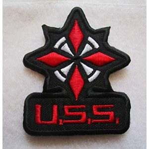 Embroidered Patch Airsoft Morale Patch 1 Resident Evil USS Umbrella 3D Tactical Patch Military Embroidered Morale Tags Badge Embroidered Patch DIY Applique Shoulder Patch Embroidery Gift Patch