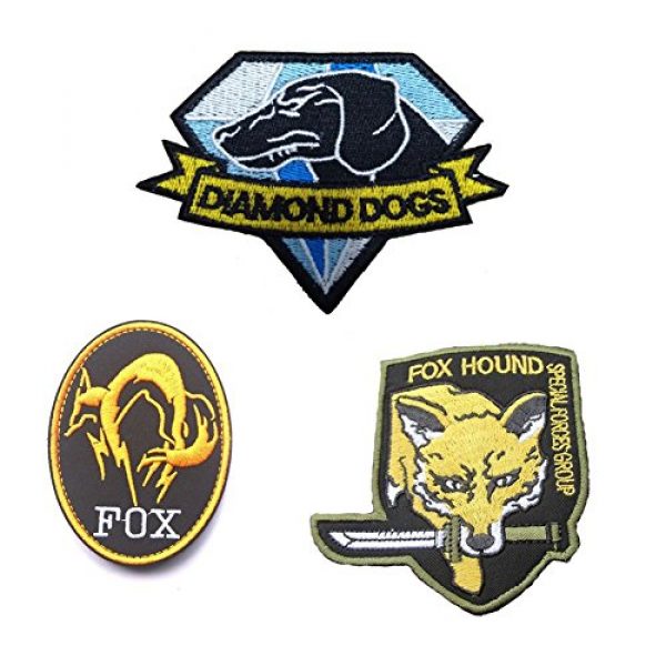 GrayCell Airsoft Morale Patch 1 GrayCell Military Morale Diamond Dogs and Metal Gear Solid Fox Patch