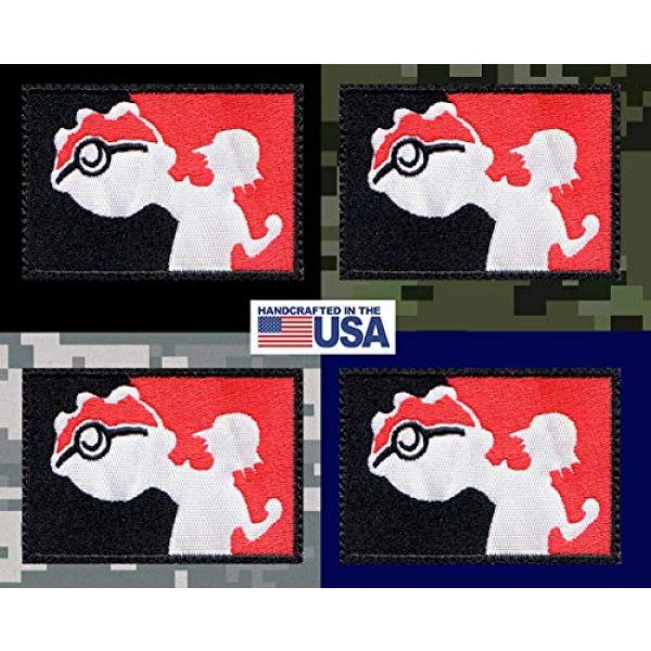 Tactical Patch Works Airsoft Morale Patch 3 Ash Pikachu Pokemon League Inspired Art Patch