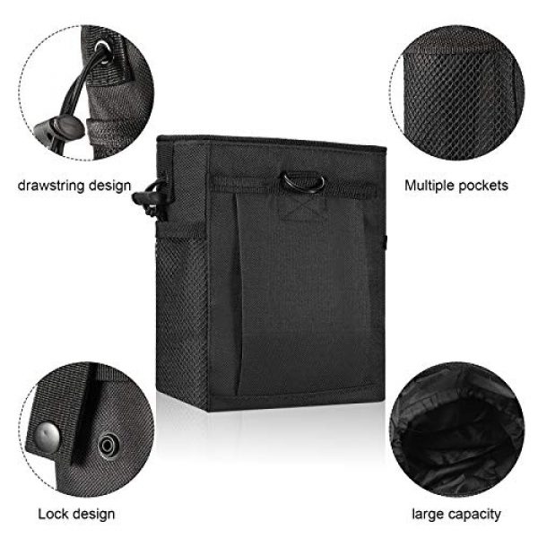 Frienda Tactical Pouch 3 Frienda 3 Pieces Tactical Pouch Molle Dump Pouch Tactical Waist Bag Adjustable Belt Utility Hip Bag Outdoor Magazine Pouch for Camping Climbing Hiking Cycling (3 Colors)