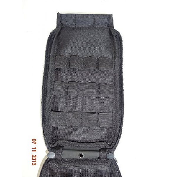 Explorer Tactical Pouch 6 Explorer 25 Shotgun Shell Carrier Pouch, Black, 10 x 3 x 5-Inch