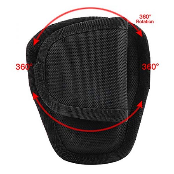abcGoodefg Tactical Pouch 6 abcGoodefg Open Top Cuff Case Quick Release Cuff Holder Law Enforcement Nylon Handcuff Holder for Duty Belt Cuff Pouch with Belt Loop