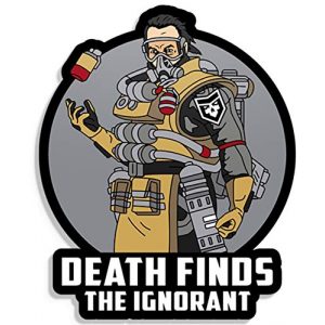 PatchOps Airsoft Morale Patch 1 PatchOps Parody Apex Legends: Caustic Death Finds The Ignorant PVC Tactical Morale Patch