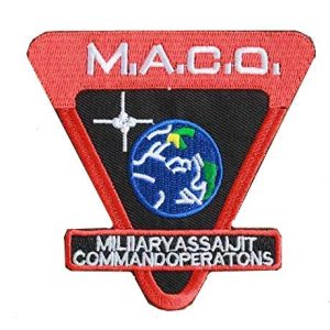 Embroidery Patch Airsoft Morale Patch 1 Star Trek Enterprise M.A.C.O Military Hook Loop Tactics Morale Embroidered Patch