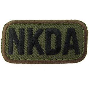 MilSpec Monkey Airsoft Morale Patch 2 NKDA Morale Patch (Woodland (Forest))