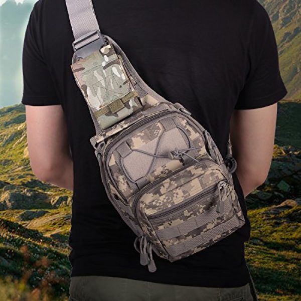 BIENNA Tactical Pouch 7 BIENNA Tactical Pouch, Small Military Bag Molle Gear [Waterproof] Nylon EDC Utility Gadget Zipper Waist Bag Pack with Phone Holster Pocket Cover Case for Vest & iPhone 7 6 6s 5 5s Galaxy S7 S6 S5
