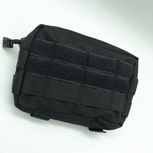 Generic Tactical Pouch 3 Tactical Molle Pouches Compact EDC Multi-Purpose Water-Resistant Utility Gadget Gear Tool Pouch Outdoor Commuter Bag Military Carry Accessory Bag Belt Hanging Waist Pack Purse