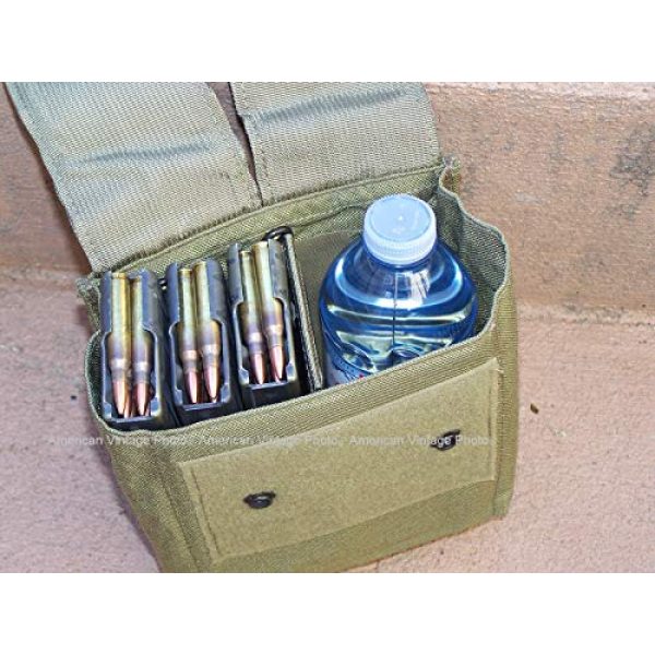 MILITARY Tactical Pouch 7 MILITARY Pair Issue Magazine Ration Ammo Dump Pouch Case