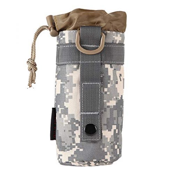 Ponis-Limos Tactical Pouch 6 Ponis-Limos - Outdoor Tactical Gear Military Molle System Water Bottle Bag Kettle Pouch Holder Black/Khaki/CP/DCU