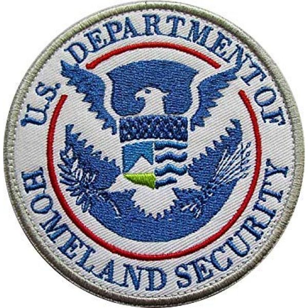 Embroidery Patch Airsoft Morale Patch 1 DEPT of Homeland Security Military Hook Loop Tactics Morale Embroidered Patch