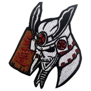 Tactical Embroidery Patch Airsoft Morale Patch 1 Bushido Samurai Tactical Embroidery Patch Hook & Loop Morale Patch Military Patch for Clothing Accessory Backpack Armband