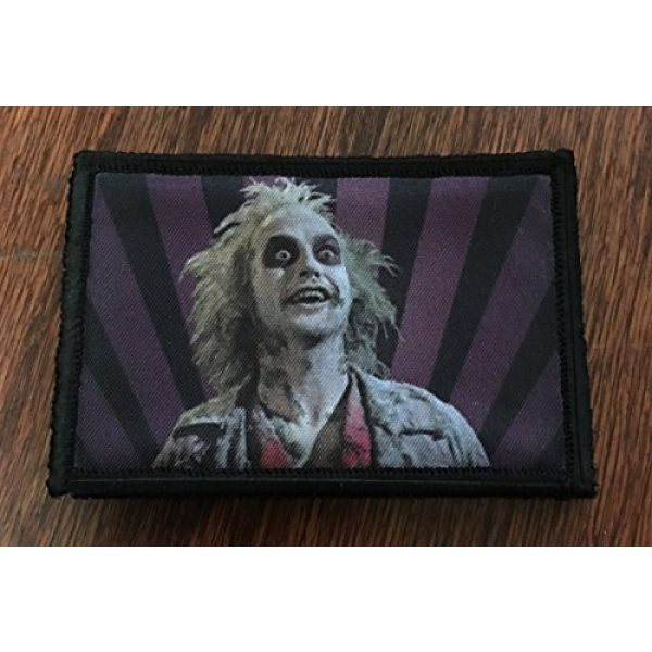 RedheadedTshirts Airsoft Morale Patch 2 Micheal Keaton Beetlejuice Morale Patch Funny Tactical Military. 2x3" Hook and Loop Made in The USA Perfect for Your Rucksack, Pack Bag, Molle Gear, Operator hat or Cap!