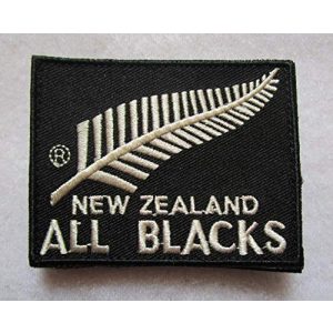 Embroidered Patch Airsoft Morale Patch 1 New Zealand National Rugby Union Team All Blacks 3D Tactical Patch Military Embroidered Morale Tags Badge Embroidered Patch DIY Applique Shoulder Patch Embroidery Gift Patch