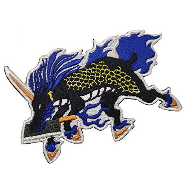 APBVIHL Airsoft Morale Patch 4 Dragon Cooking Master Chef Boy Embroidered Patches, Custom Personalized Emblem Tactical Military Morale Funny Embroidery Badges with Fastener Hook and Loop Backing