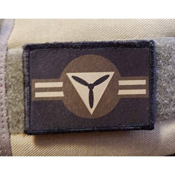RedheadedTshirts Airsoft Morale Patch 2 Civil Air Patrol Subdued Tactical Patch -Made in The USA- Patches Perfect for Your Plate Carrier Military Vest, hat, Backpack. Funny Patch by Redheadedtshirts!