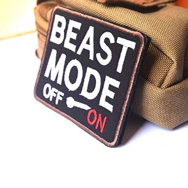 SOUTHYU Airsoft Morale Patch 3 SOUTHYU Beast Mode Activated On Tactical Morale Patch Military Combat Embroidered Badge Hook and Loop Patch Emblem
