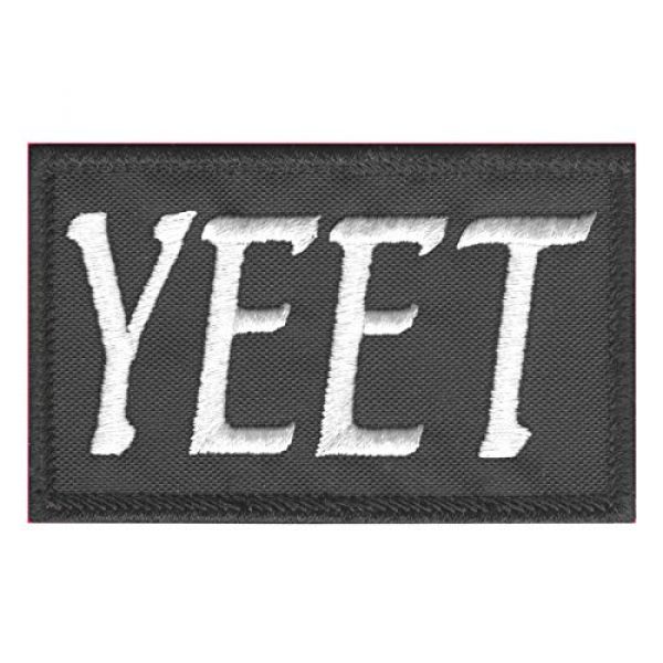LEGEEON Airsoft Morale Patch 1 LEGEEON Yeet Funny 2x3.25 Tactical Morale Army Fastener Patch