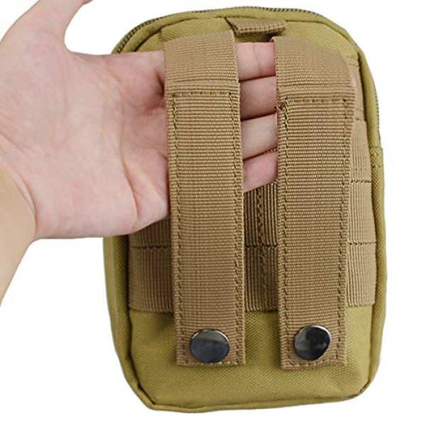 LIUYIJIE Tactical Pouch 6 LIUYIJIE Outdoor Waist Bag Tactical Pouch Hiking Camping Cycling Trekking Multipurpose Utility Gadget Belt Waist Bag Cell Phone Holster